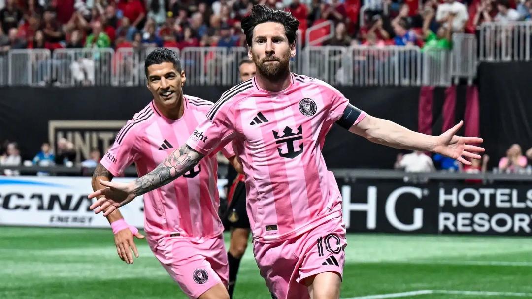 مێسی سەركردایەتی ئینتەر میامی كرد بۆ بردنەوە لە ئەتڵانتا یونایتد